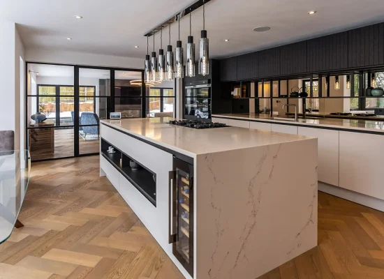 kitchen with wood flooring mazon flooring